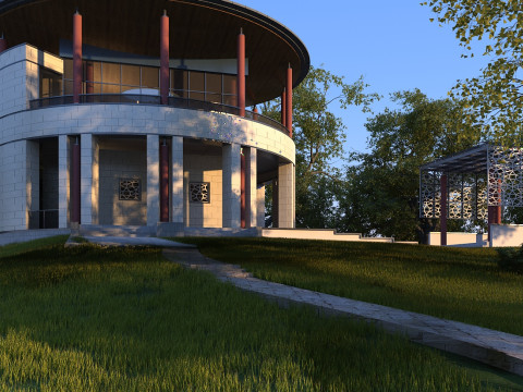 Urban building 3D मॉडल