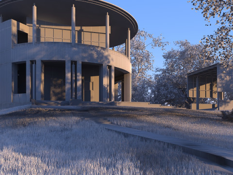 Urban building 3D मॉडल