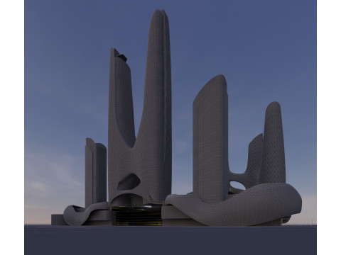 Urban building 3D Model