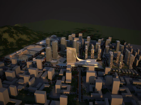 Urban building 3D Model