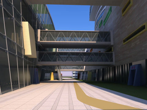 Arquitectura urbana Modelo 3D