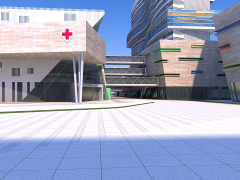 Urban architecture 3D Model