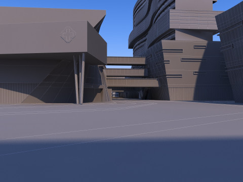 Urban architecture 3D-Modell