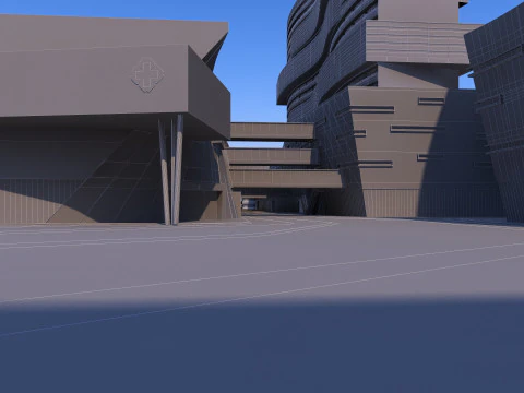 Urban architecture 3D Model