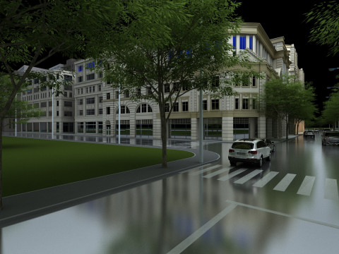 Urban architecture 3D Model