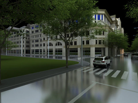 Urban architecture 3D Model