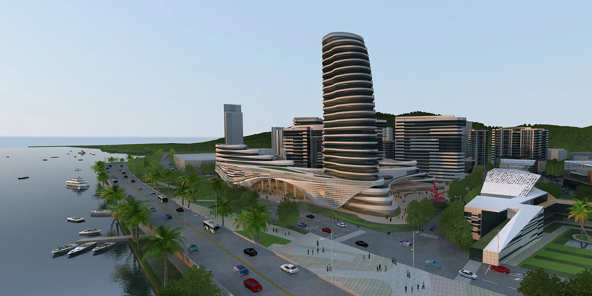 Urban architecture 3D Model .c4d .max .obj .3ds .fbx .stl .blend 