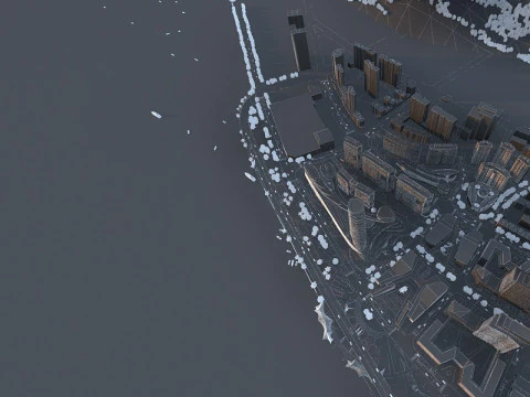 Urban architecture 3D Model