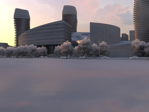 Urban architecture 3D Model