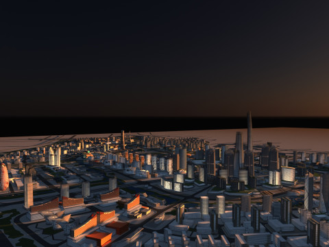 Urban architecture 3D Model