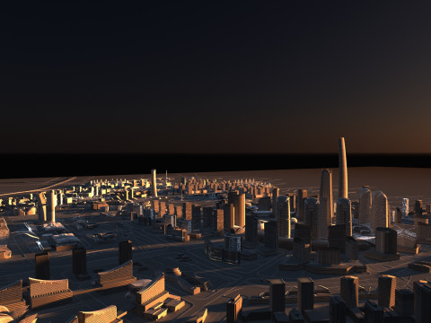 Urban architecture Model 3D