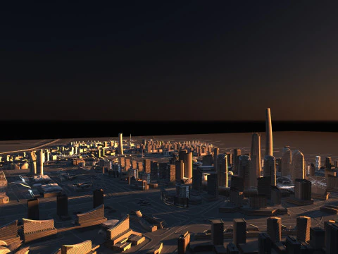 Urban architecture 3D Model
