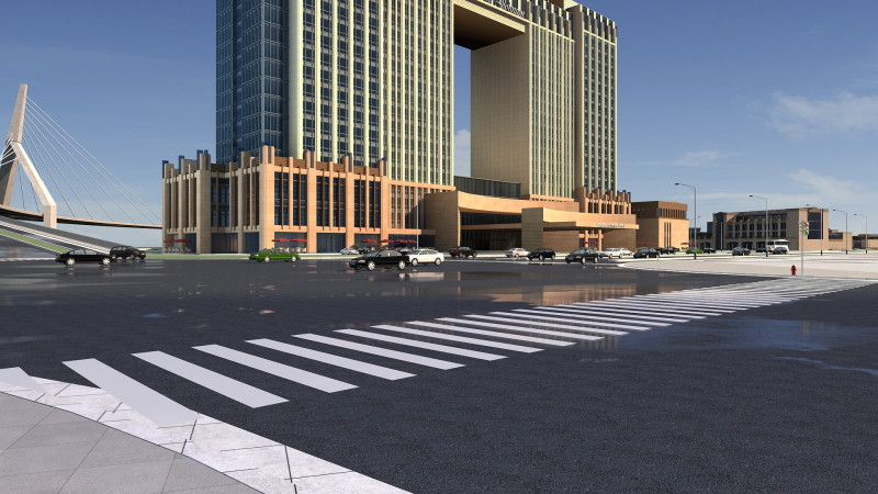 Urban architecture 3D Model .c4d .max .obj .3ds .fbx .stl .blend 