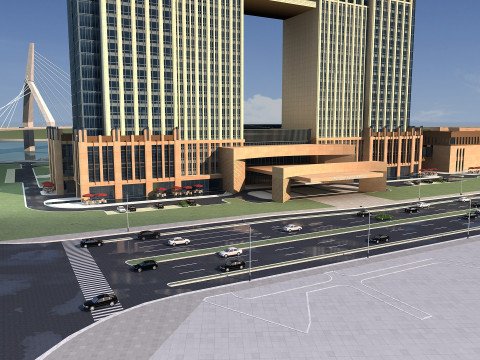 Urban architecture 3D Model