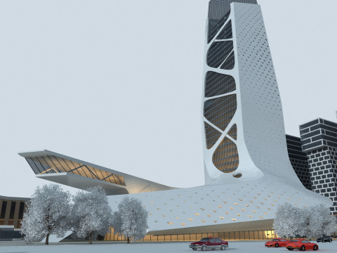 Urban architecture 3D-Modell