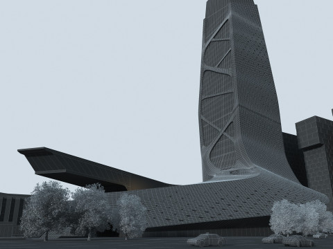Urban architecture 3D-Modell
