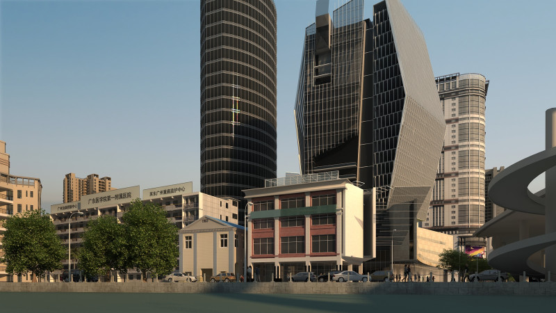 Urban architecture Modèle 3D .c4d .max .obj .3ds .fbx .stl .blend 