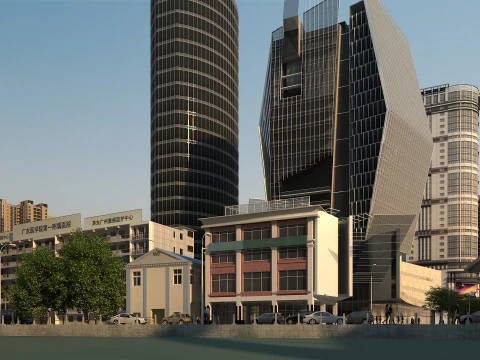 Architektura miejska Model 3D