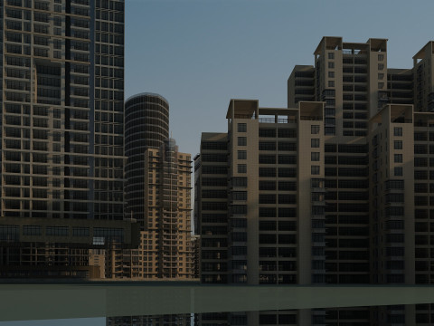 Urban architecture Modèle 3D