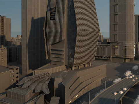 Urban architecture 3D Model
