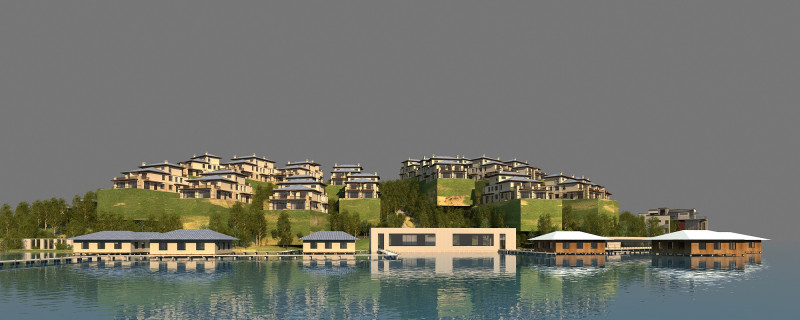Urban architecture Modello 3D .c4d .max .obj .3ds .fbx .stl .blend