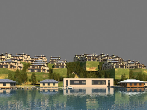 Urban architecture 3D-Modell
