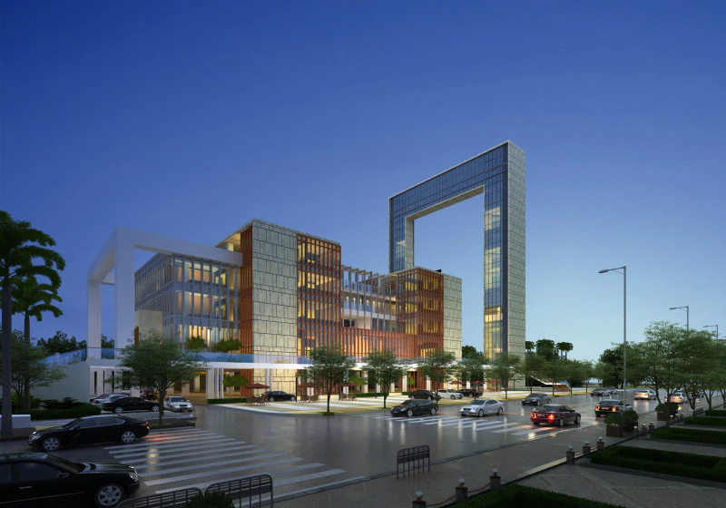 Stadtarchitektur 3D Modell .c4d .max .obj .3ds .fbx .stl .blend