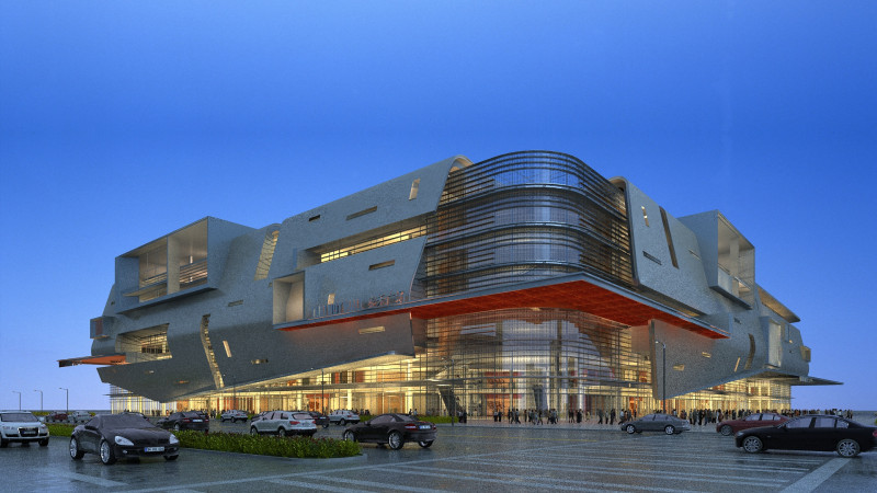 Urban architecture Model 3D .c4d .max .obj .3ds .fbx .stl .blend