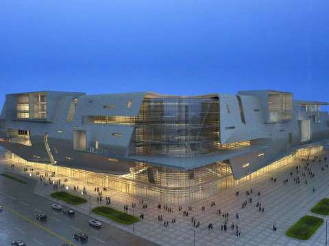 Arquitectura urbana Modelo 3D