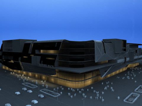 Urban architecture Model 3D
