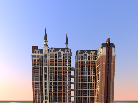 Urban architecture Model 3D