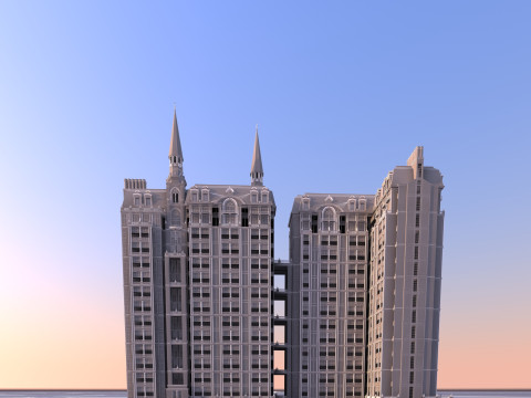 Urban architecture Model 3D