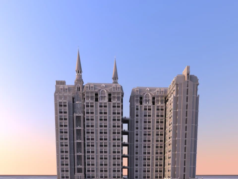Urban architecture 3D Model