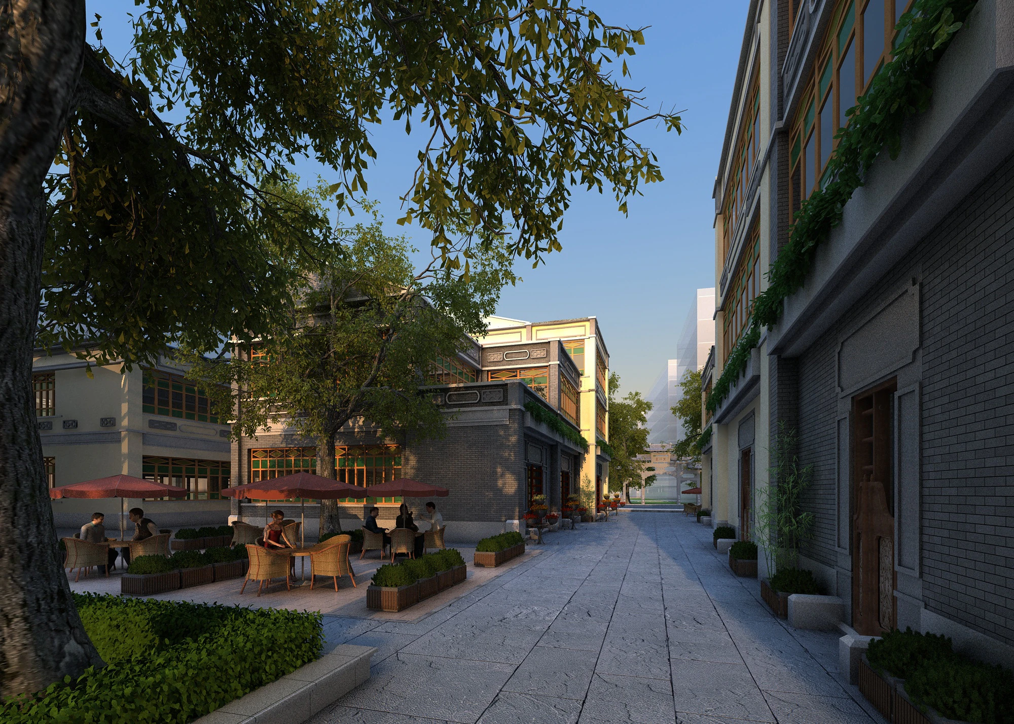 Urban architecture 3D Model .c4d .max .obj .3ds .fbx .stl .blend 