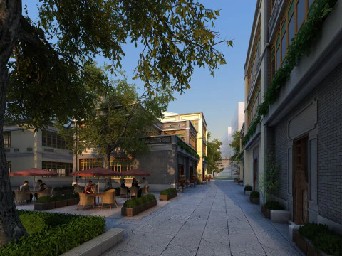 Stedelijke architectuur 3D Model