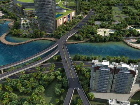 Urban landscape Modelo 3D