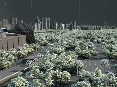 Urban landscape Modello 3D