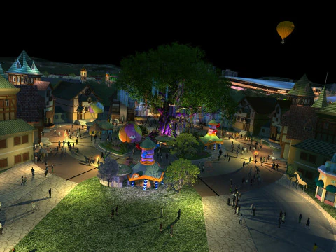 Urban park 3D Model