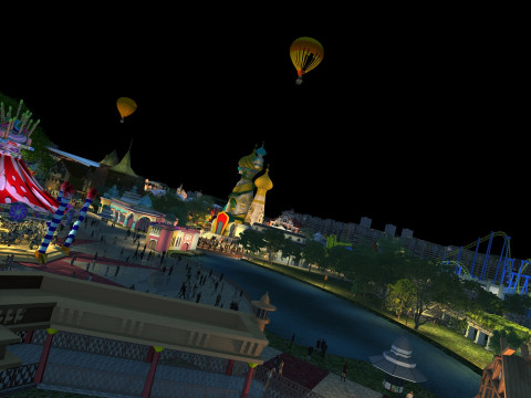 Urban park Modèle 3D