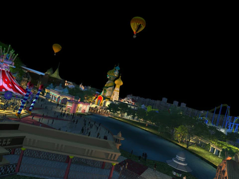 Urban park 3D Model
