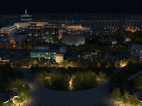 Urban architecture 3D-Modell