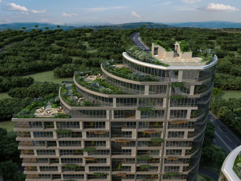 Edilizia verde Modello 3D
