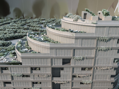 Green building 3D Model