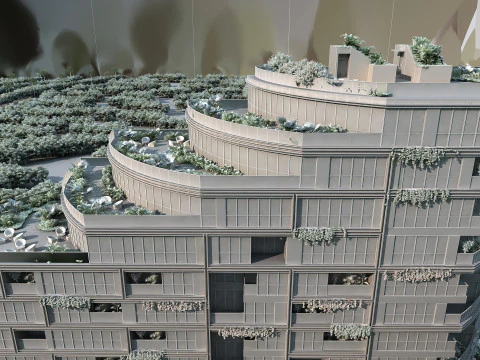 Green building 3D Model