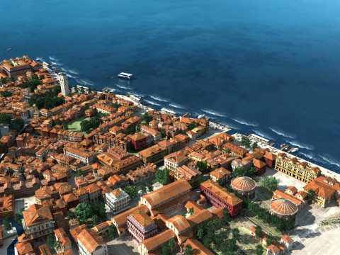 Seaside city 3Dモデル