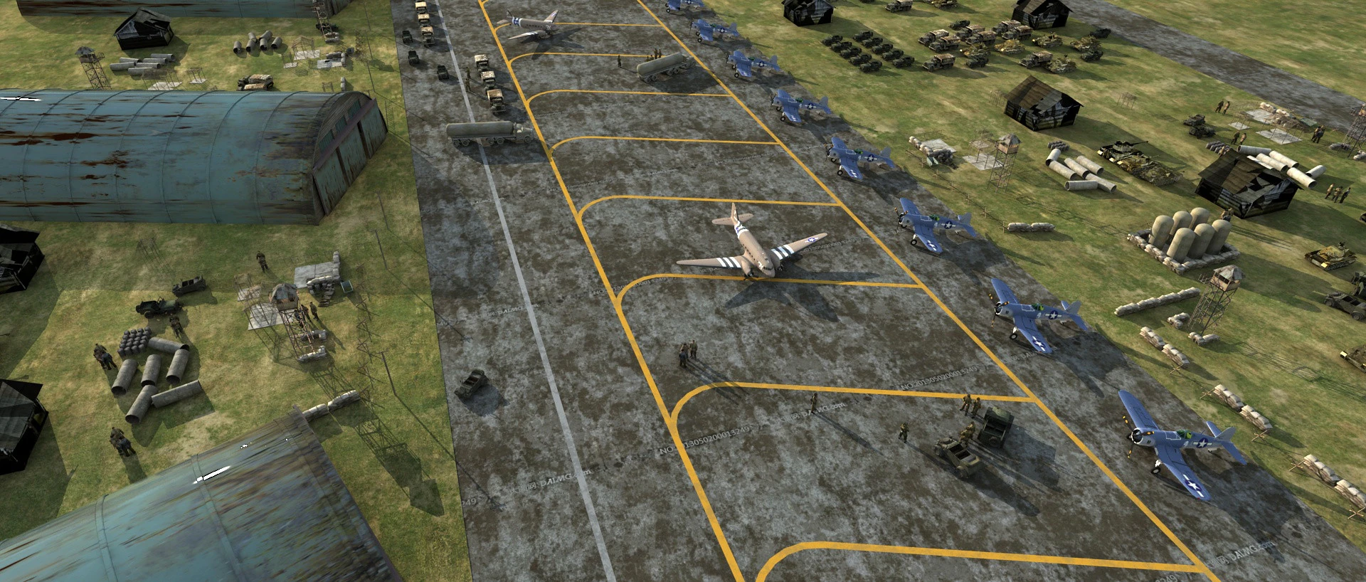 Military base 3D Model .c4d .max .obj .3ds .fbx .stl .blend 