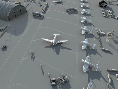 Military base 3D Model