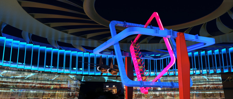 Amusement park 3D Модель .c4d .max .obj .3ds .fbx .stl .blend 