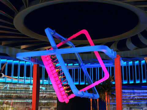 Parque de atracciones Modelo 3D