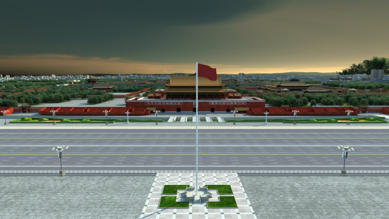 The Forbidden City 3D 模型 .c4d .max .obj .3ds .fbx .stl .blend 